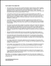 Cuban Five Fact Sheet